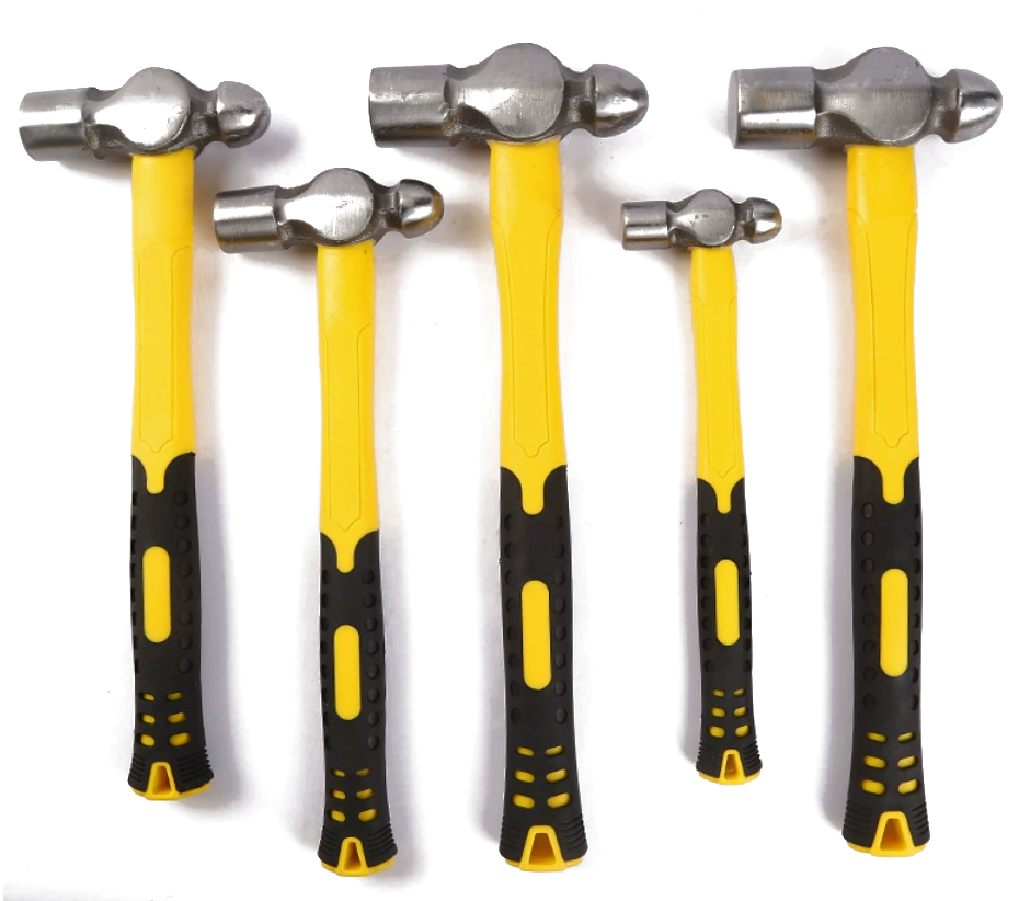 Ball Pein Hammer — 5 sizes with TPR handle