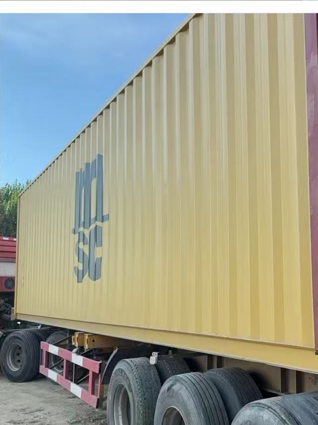 MSC container ready for export