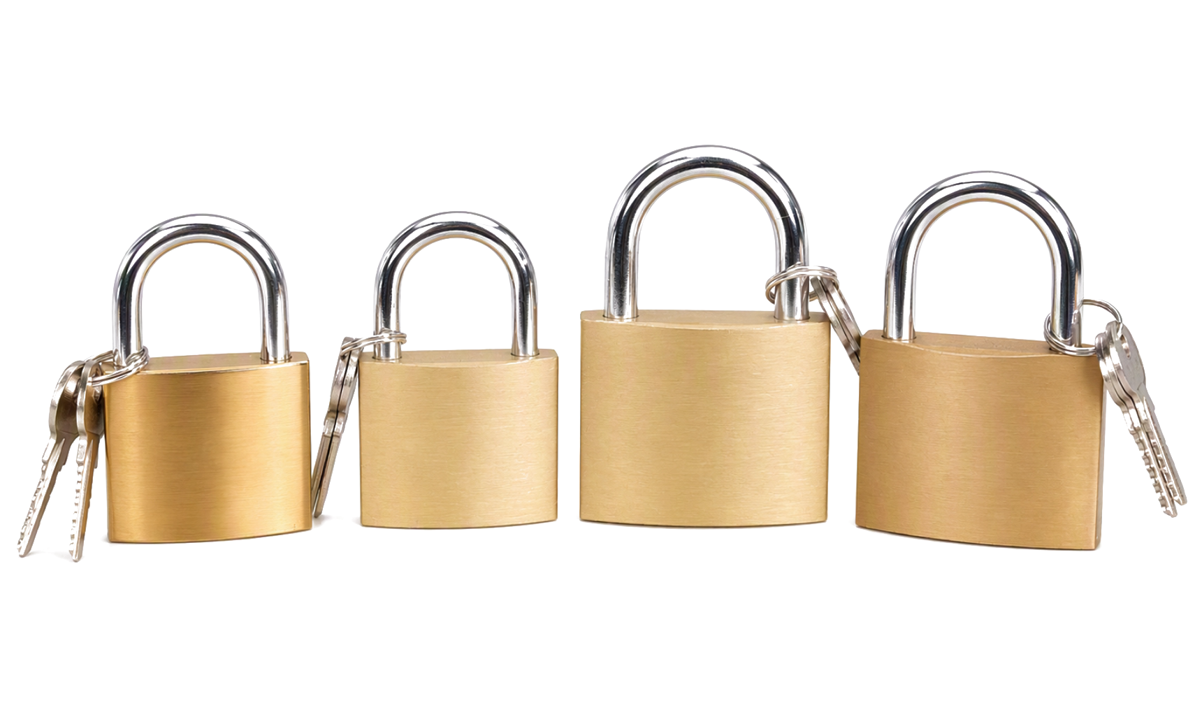 Imitation-Brass Padlock